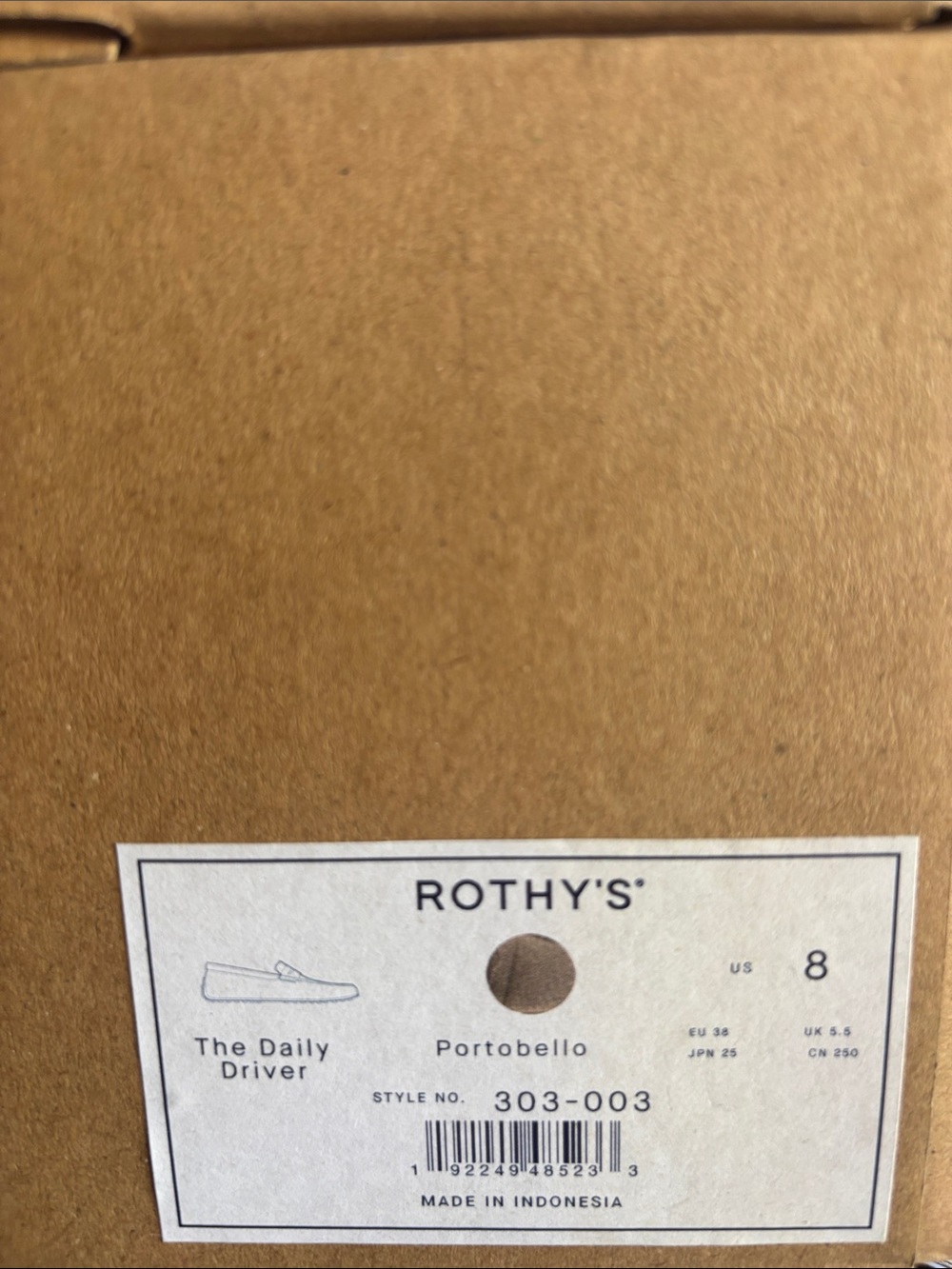 Rothy's Taupe Canvas Penny Loafers Portobello - Picture 6 of 6